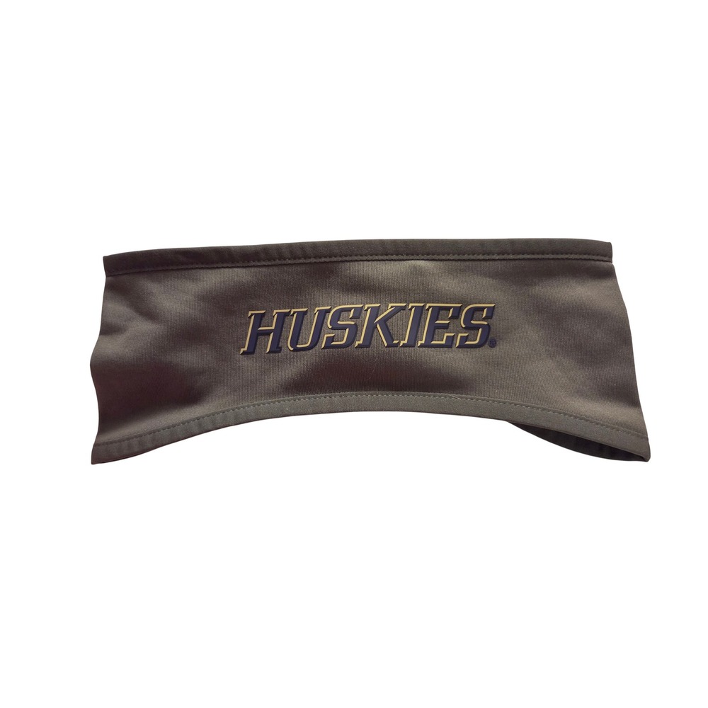 Adidas Headband Unisex OSFM Gray New Washington Huskies Ear Warmer Fleece Lining
